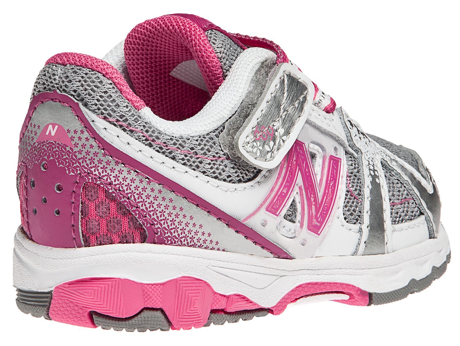 New Balance 689, Silver with Raspberry