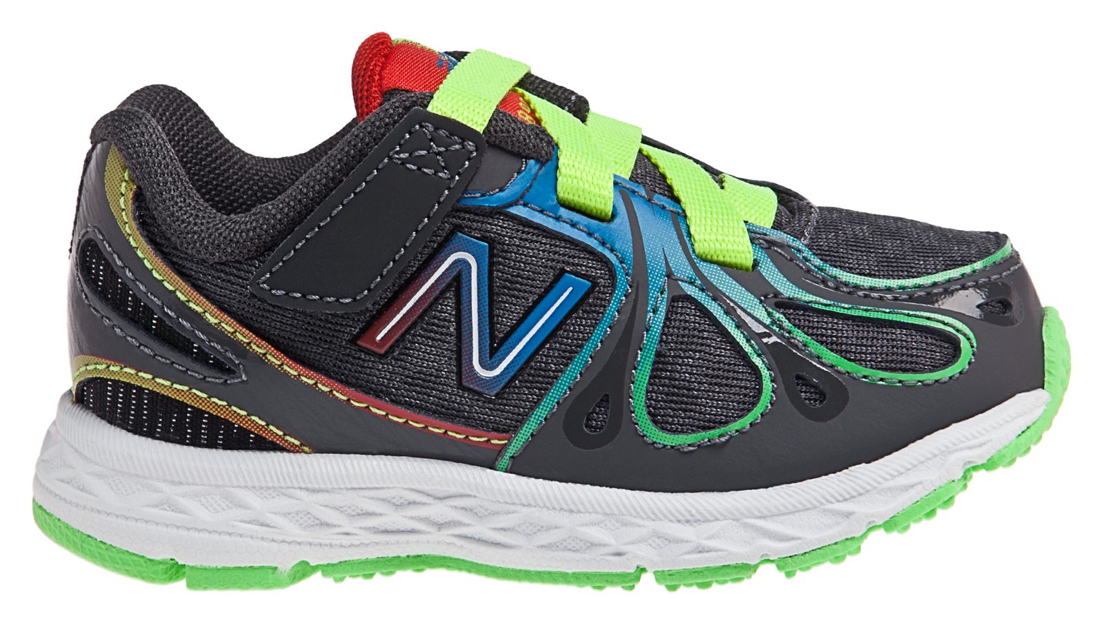 Rainbow 890v3, Dark Grey with Neon Green