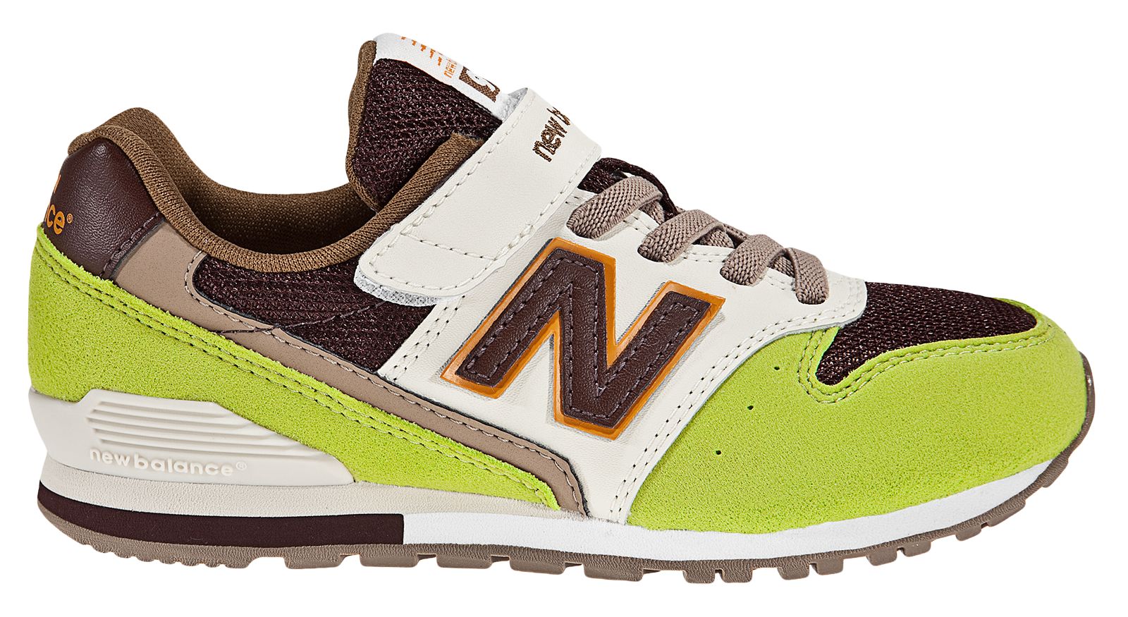 New Balance 996, Lime Green with White & Brown