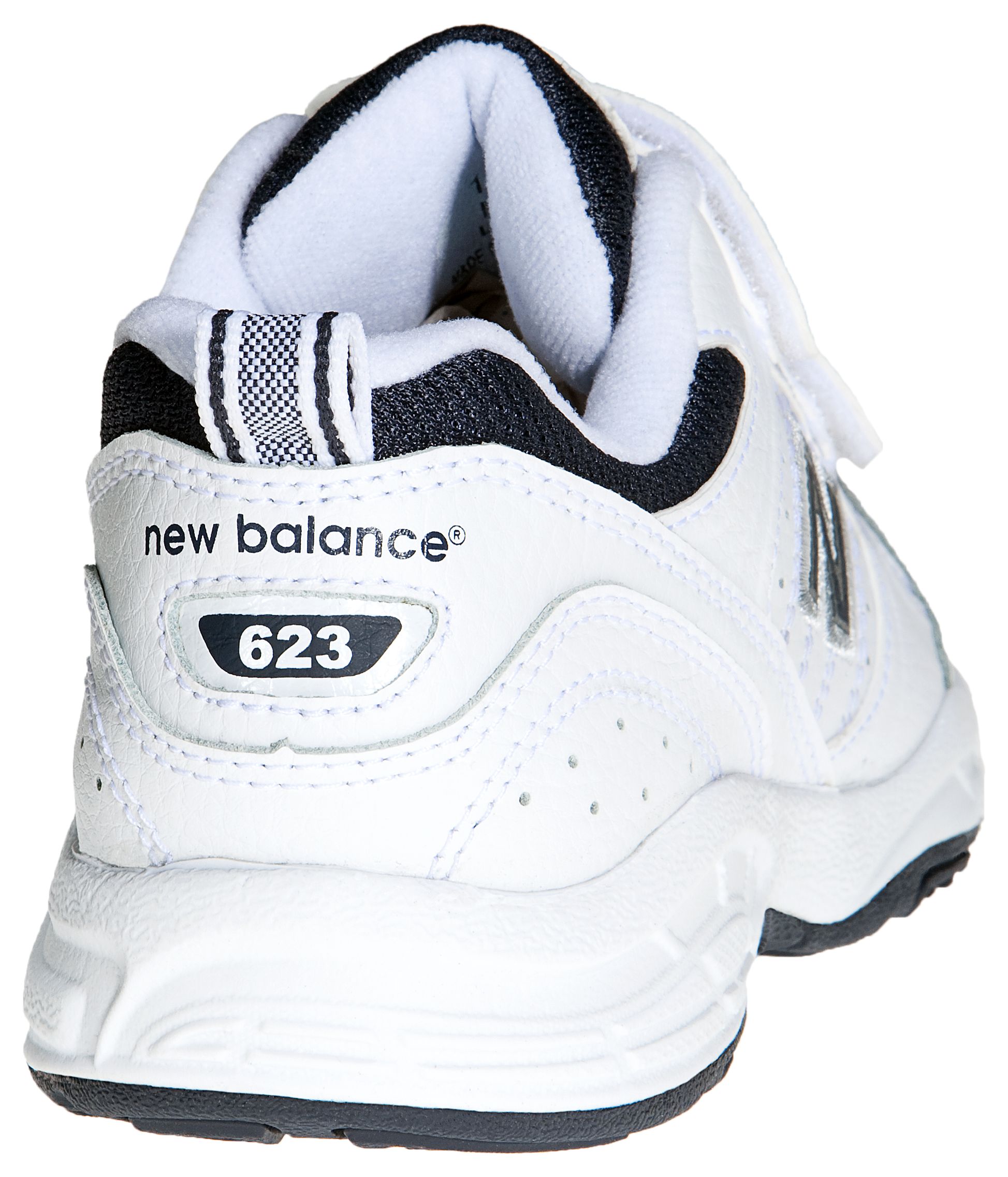 New Balance 623, White with Navy