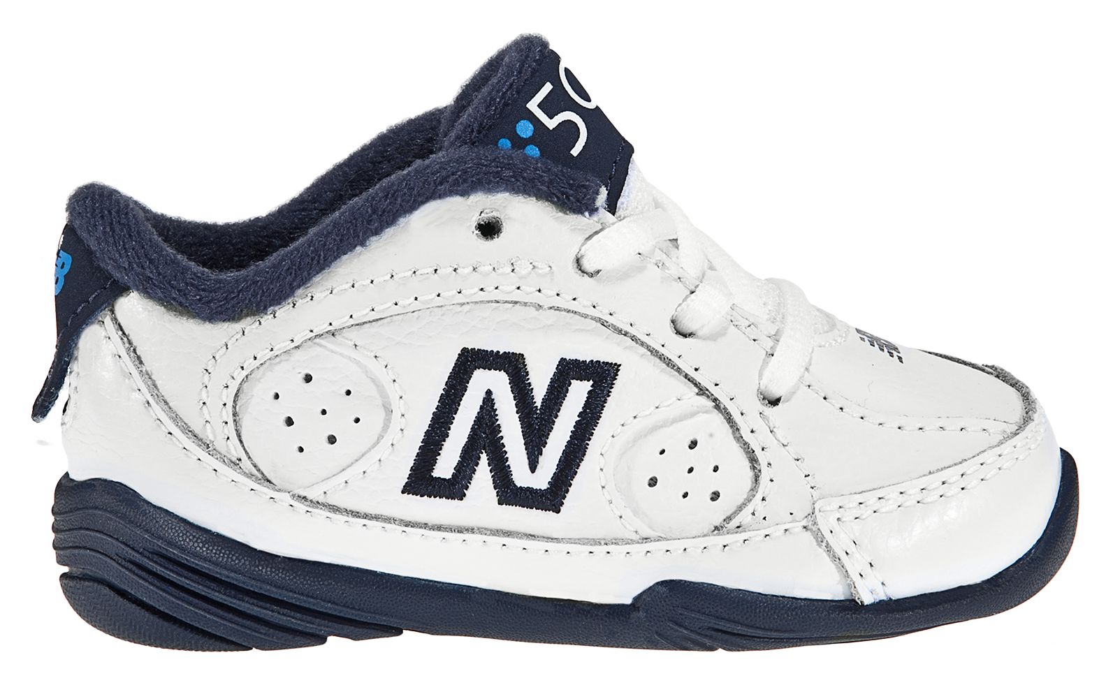 New Balance 504, White with Navy
