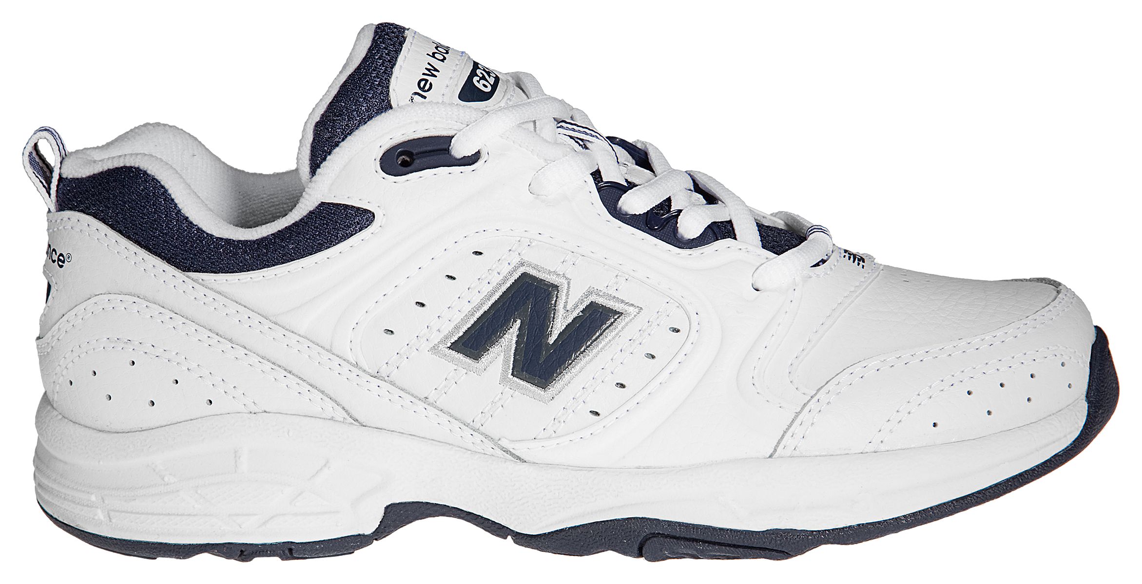New Balance 623, White with Navy