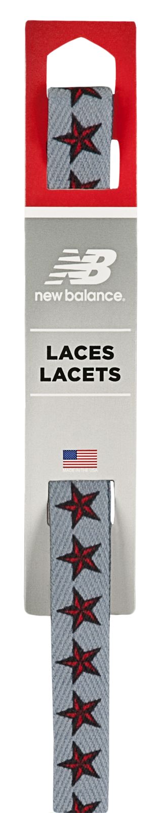Printed 3/4" Flat Lace, Grey with Red