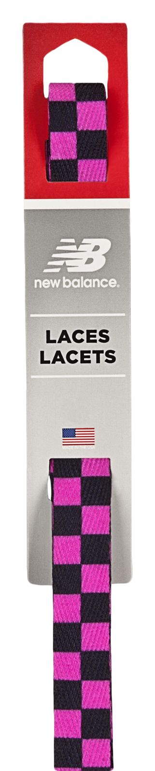Printed 3/4" Flat Lace, Pink with Black