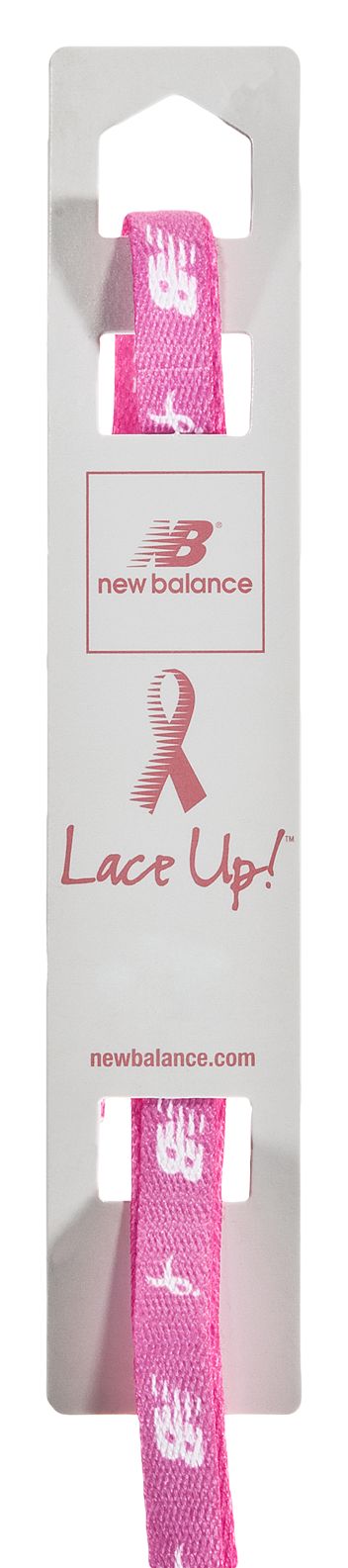 Lace Up For The Cure, Pink with White
