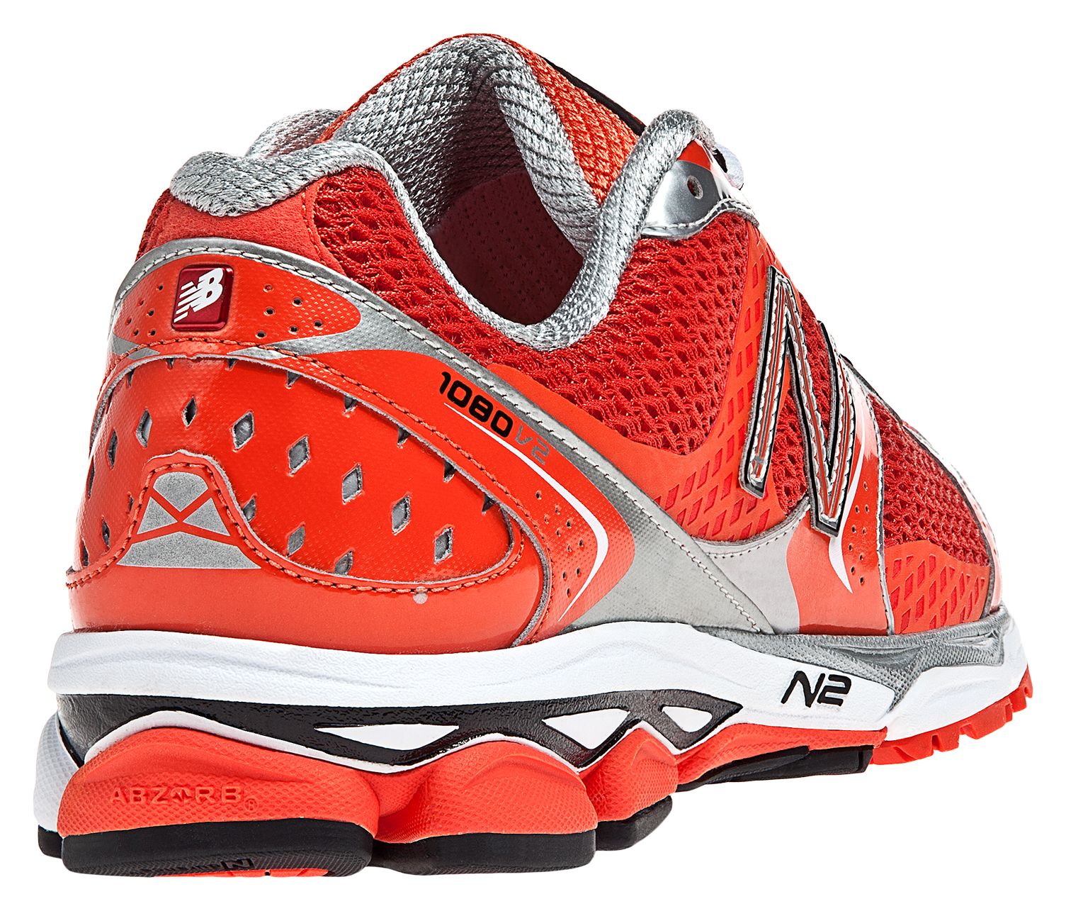 New Balance 1080v2, Orange with Red &amp; Silver
