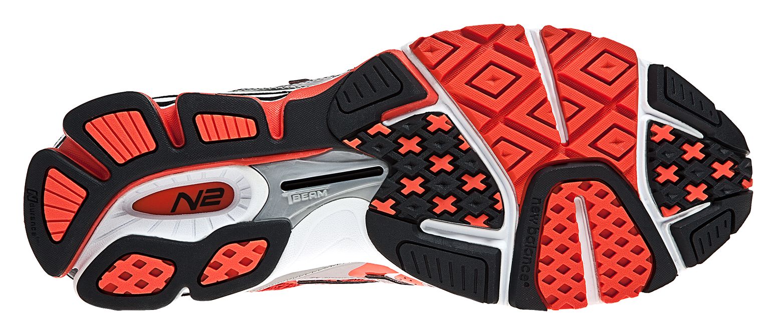 New Balance 1080v2, Orange with Red &amp; Silver