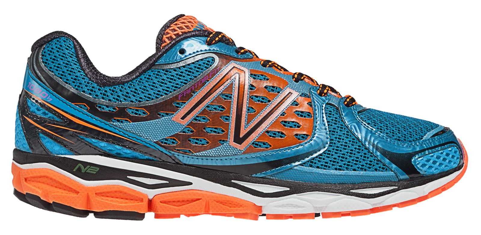 New Balance 1080v3, Campanula with Orange & White
