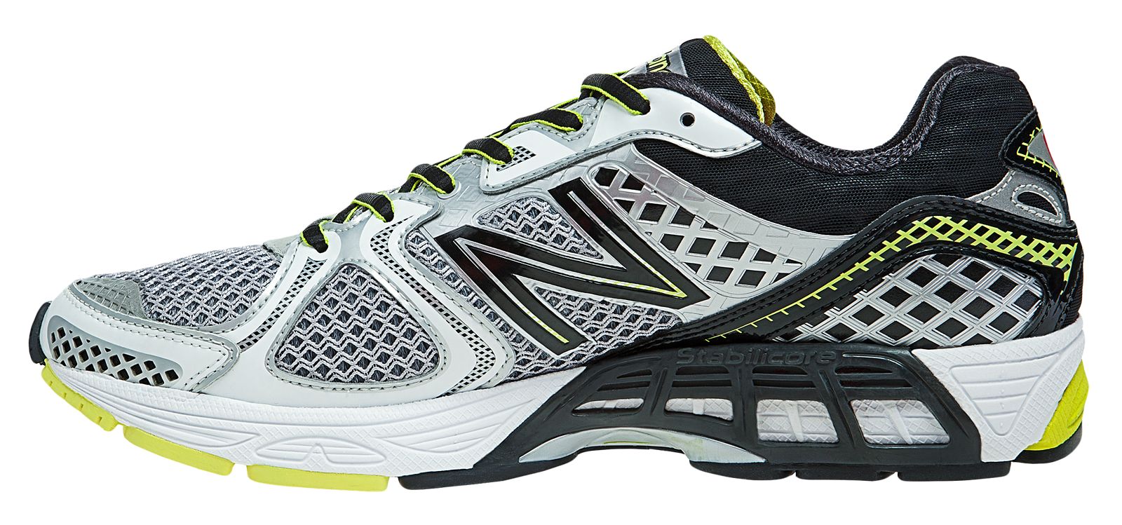 New Balance 1260v2, White with Black &amp; Yellow