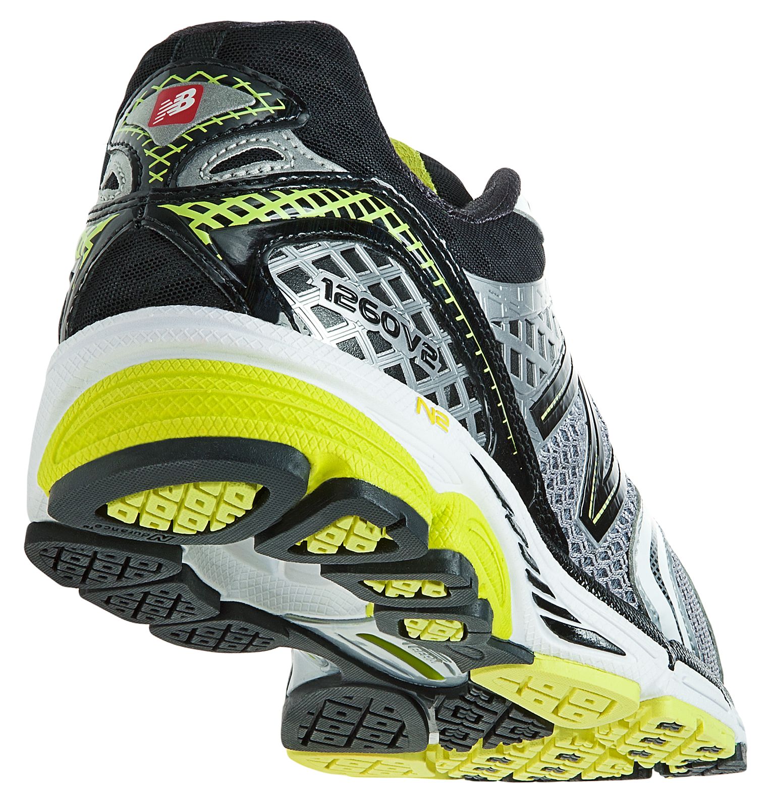 New Balance 1260v2, White with Black &amp; Yellow