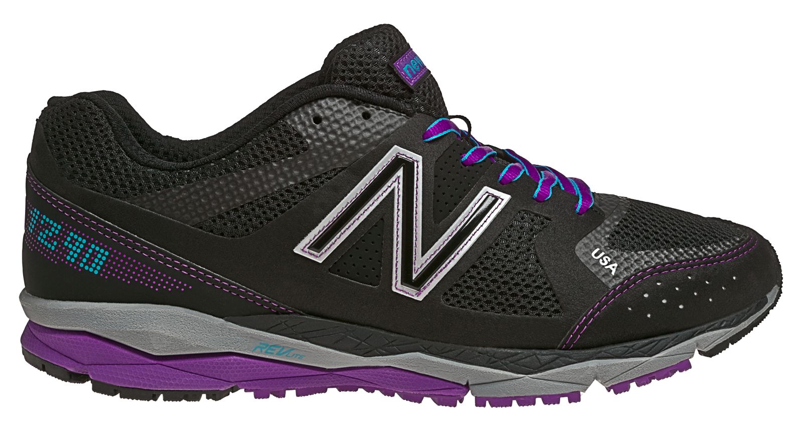 New Balance 1290, Black with Purple & Blue