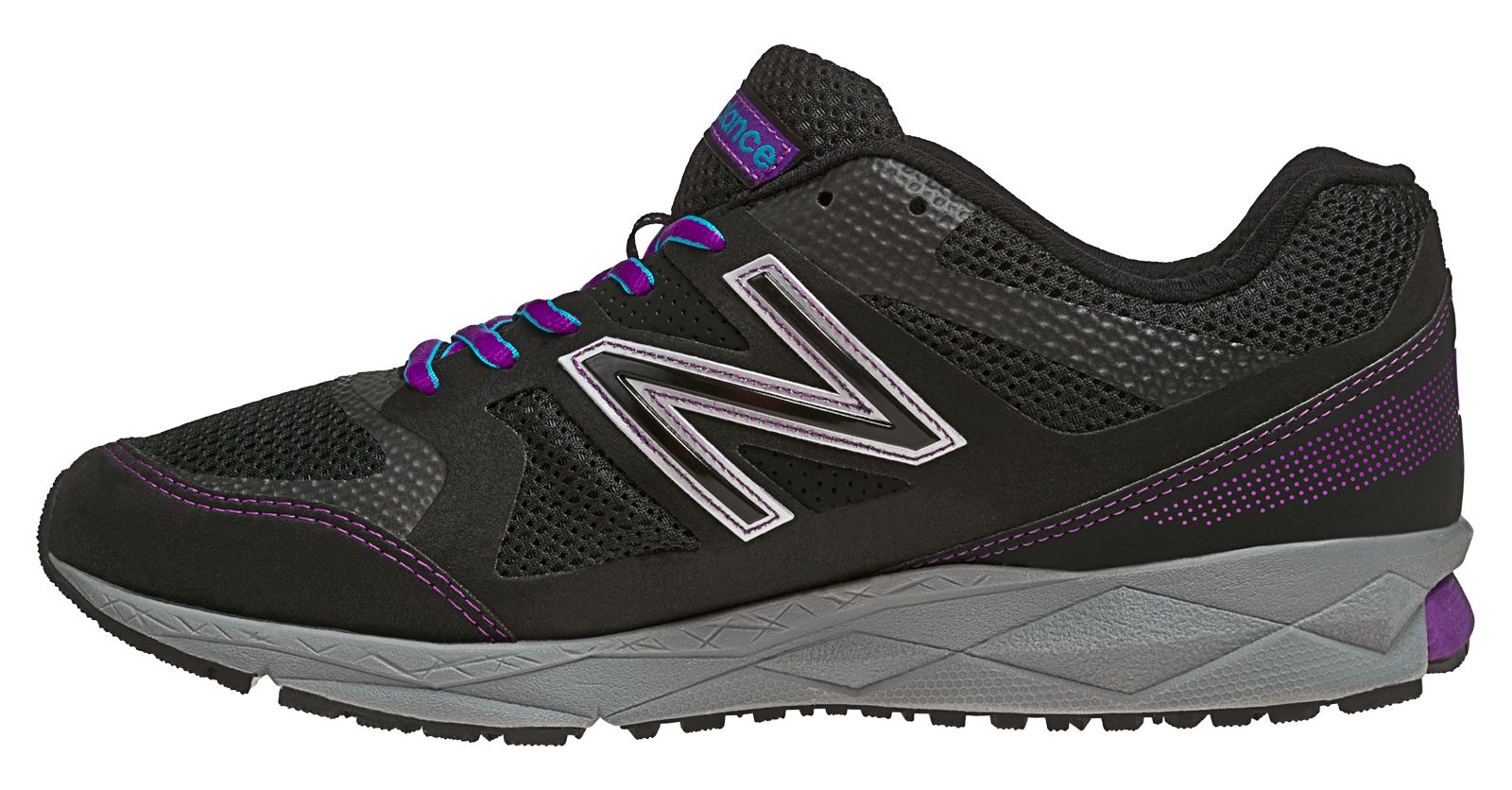 New Balance 1290, Black with Purple &amp; Blue