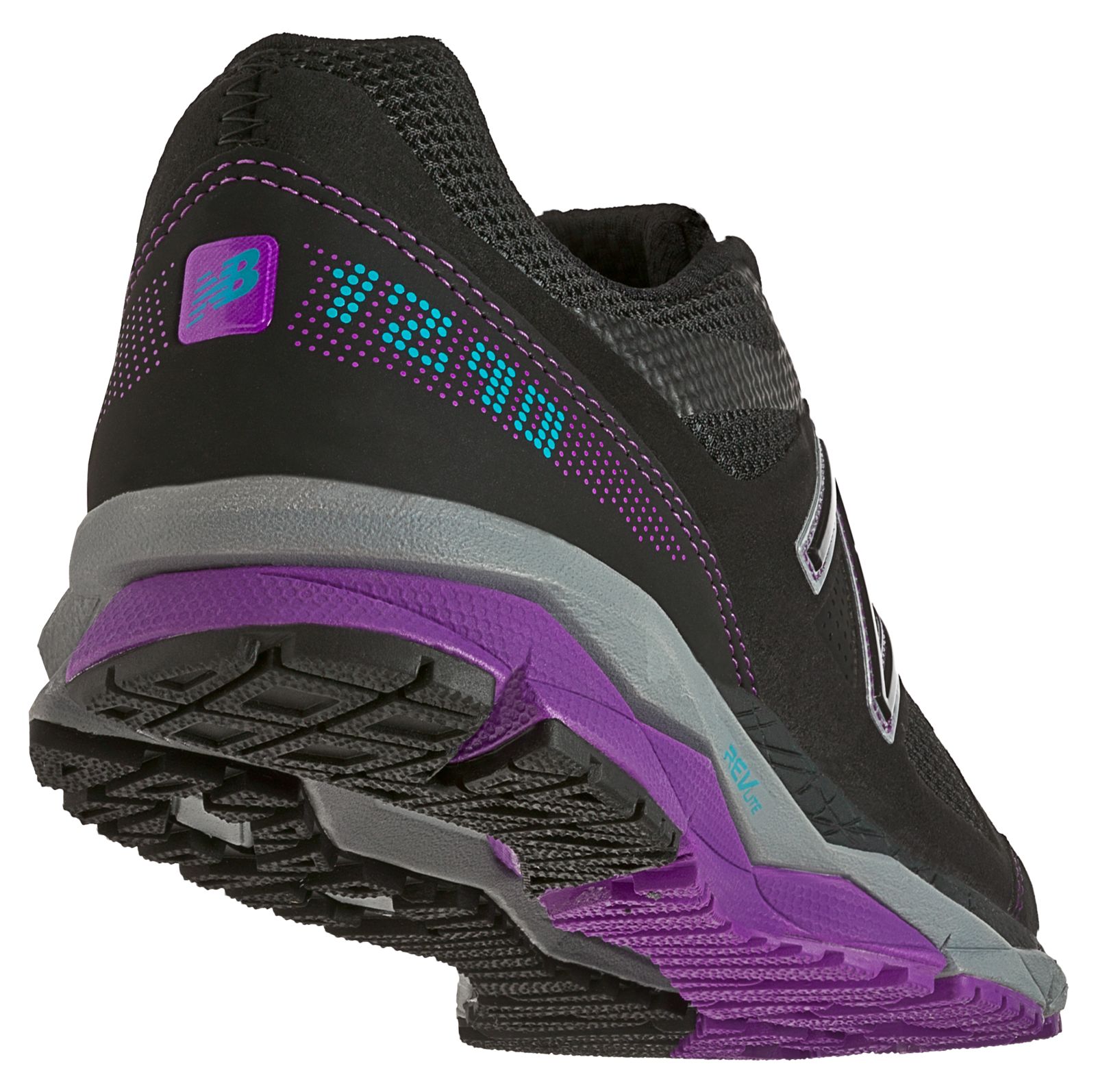 New Balance 1290, Black with Purple &amp; Blue
