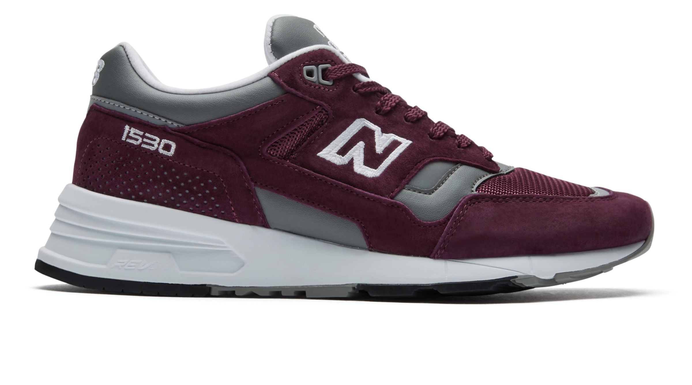 New Balance Made in UK 1530 Shoes - Burgundy/Grey/White - M1530BUR