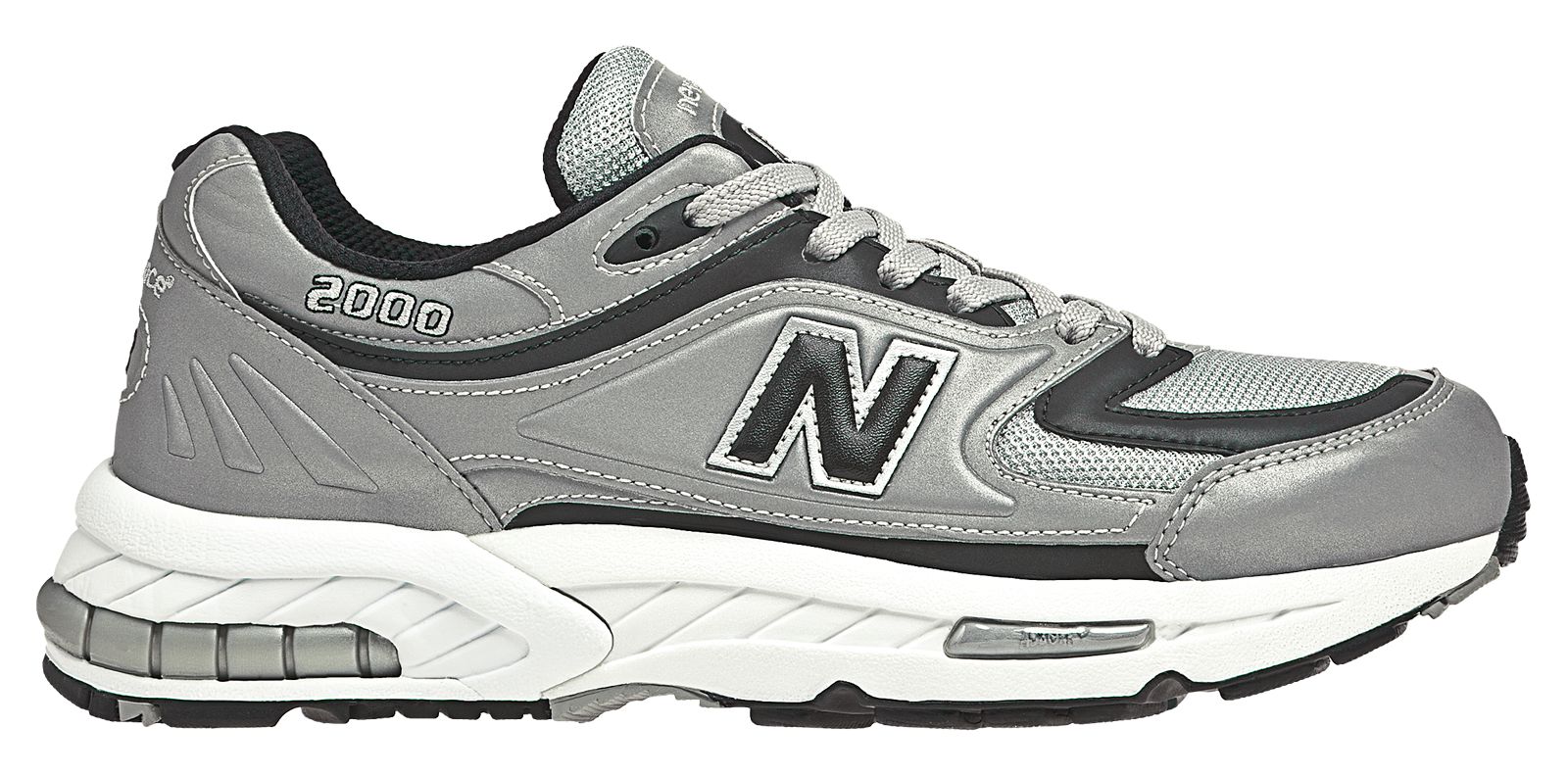 New Balance 2000, Silver with Black