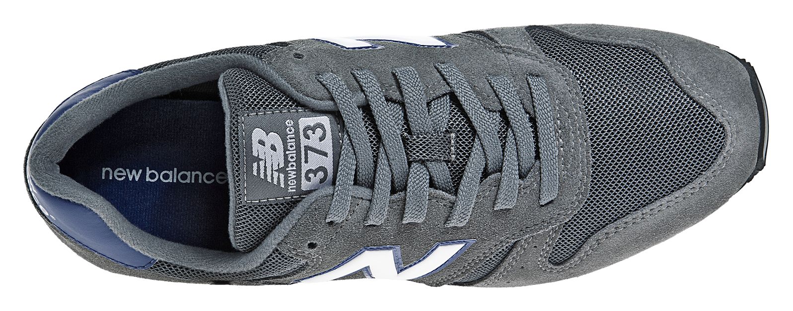 New Balance 373, Grey with Blue &amp; White