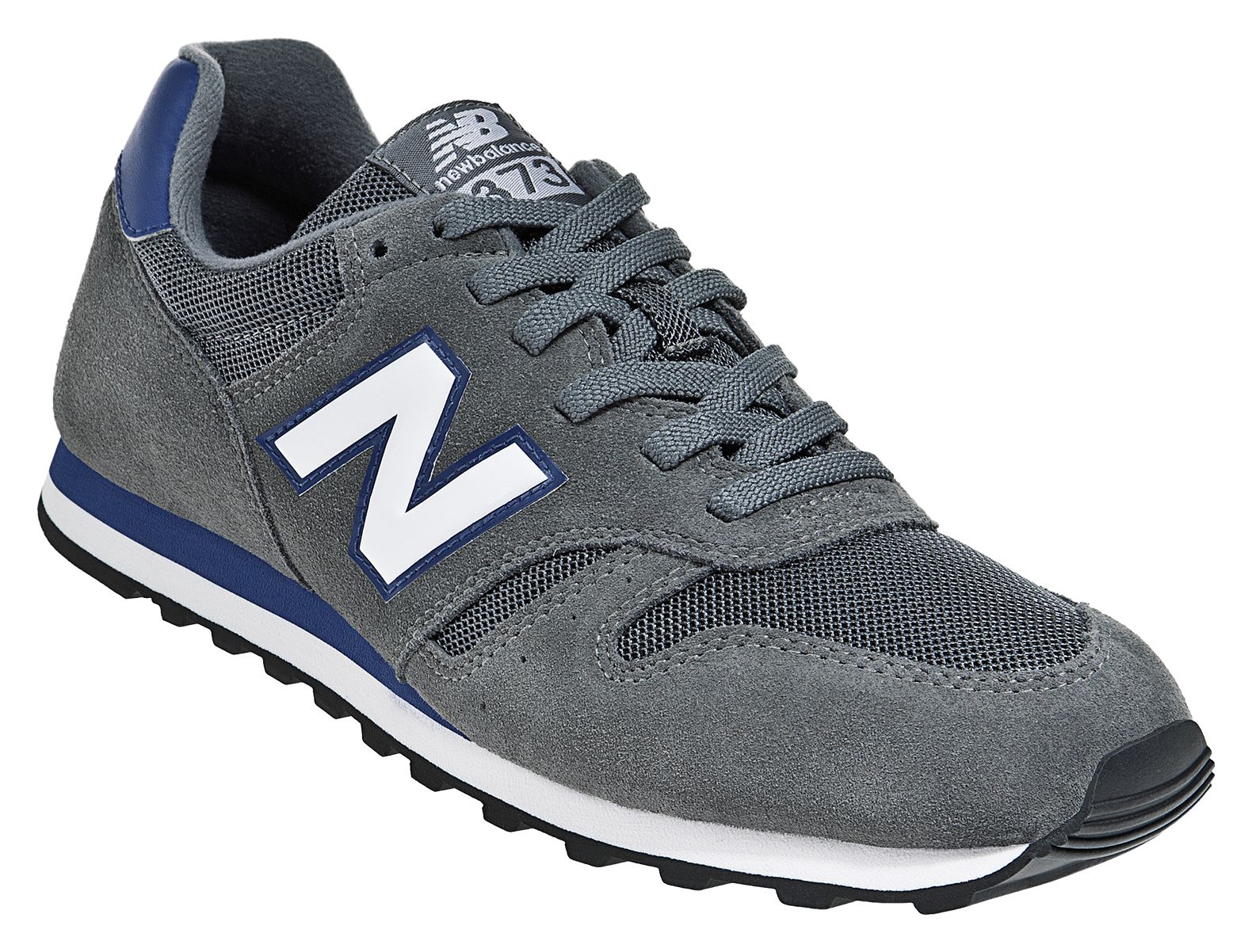 New Balance 373, Grey with Blue &amp; White
