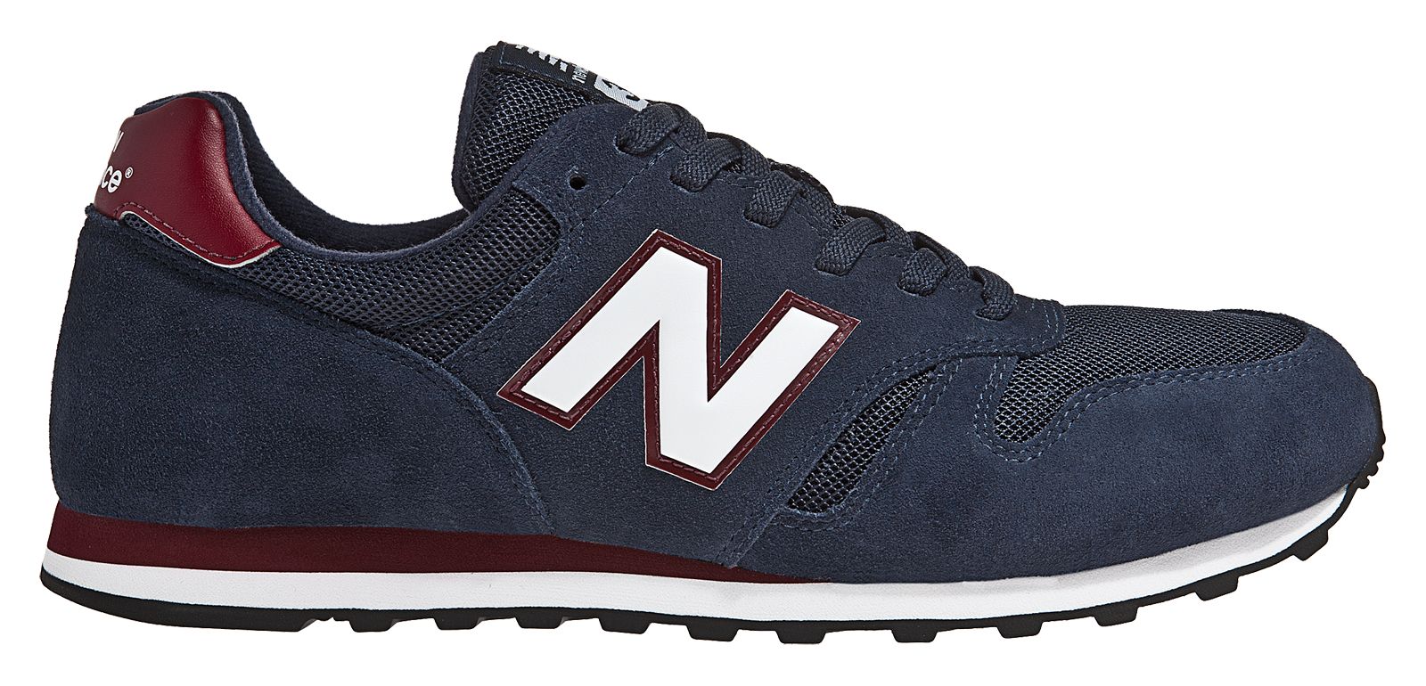 New Balance 373, Navy with White & Brown