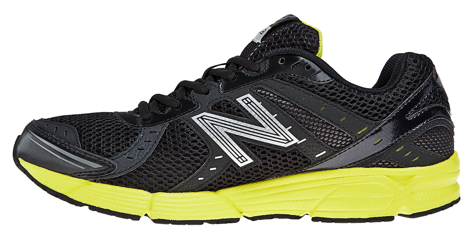 New Balance 470, Black with Yellow