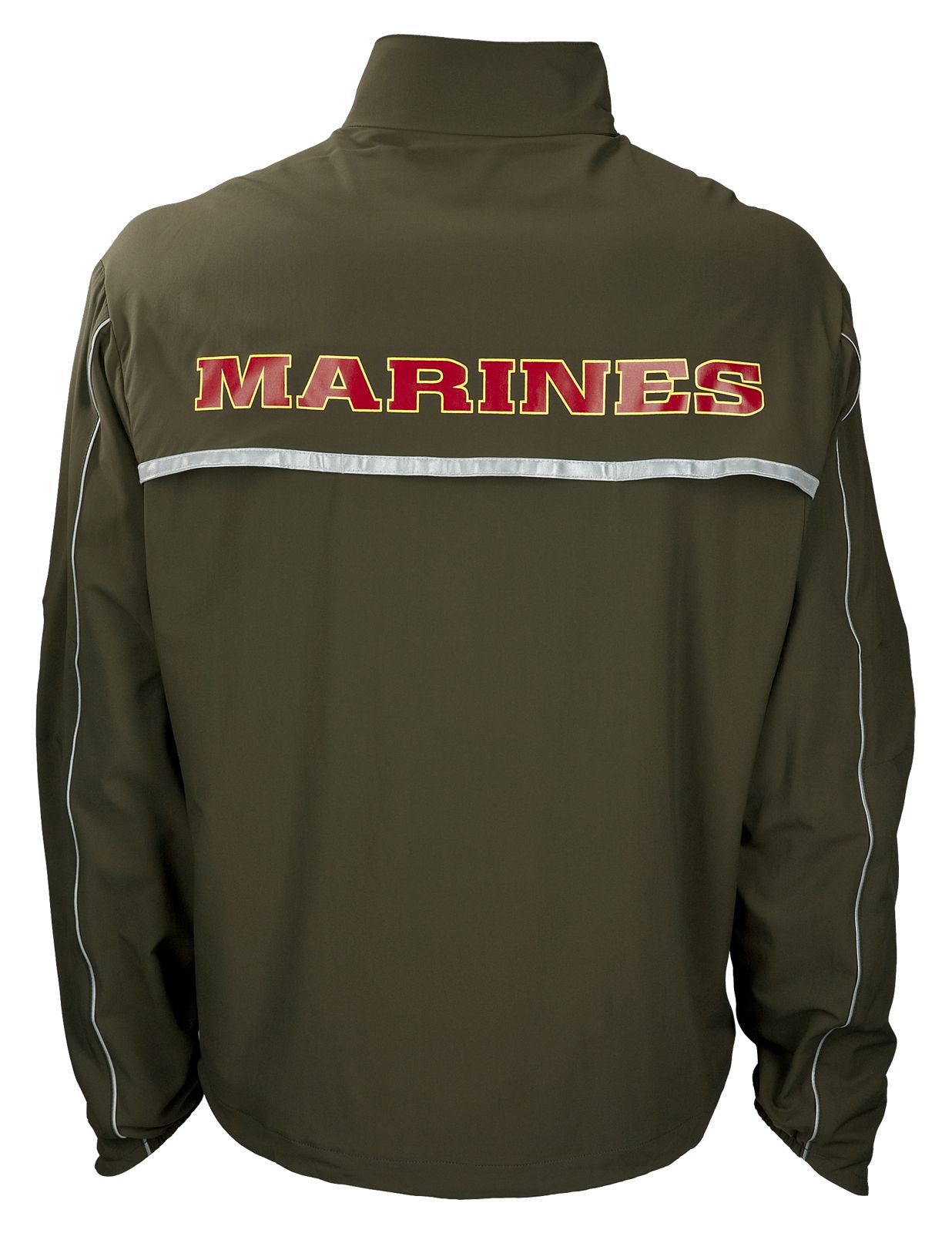 Marine Jacket, Olive with Red &amp; Yellow
