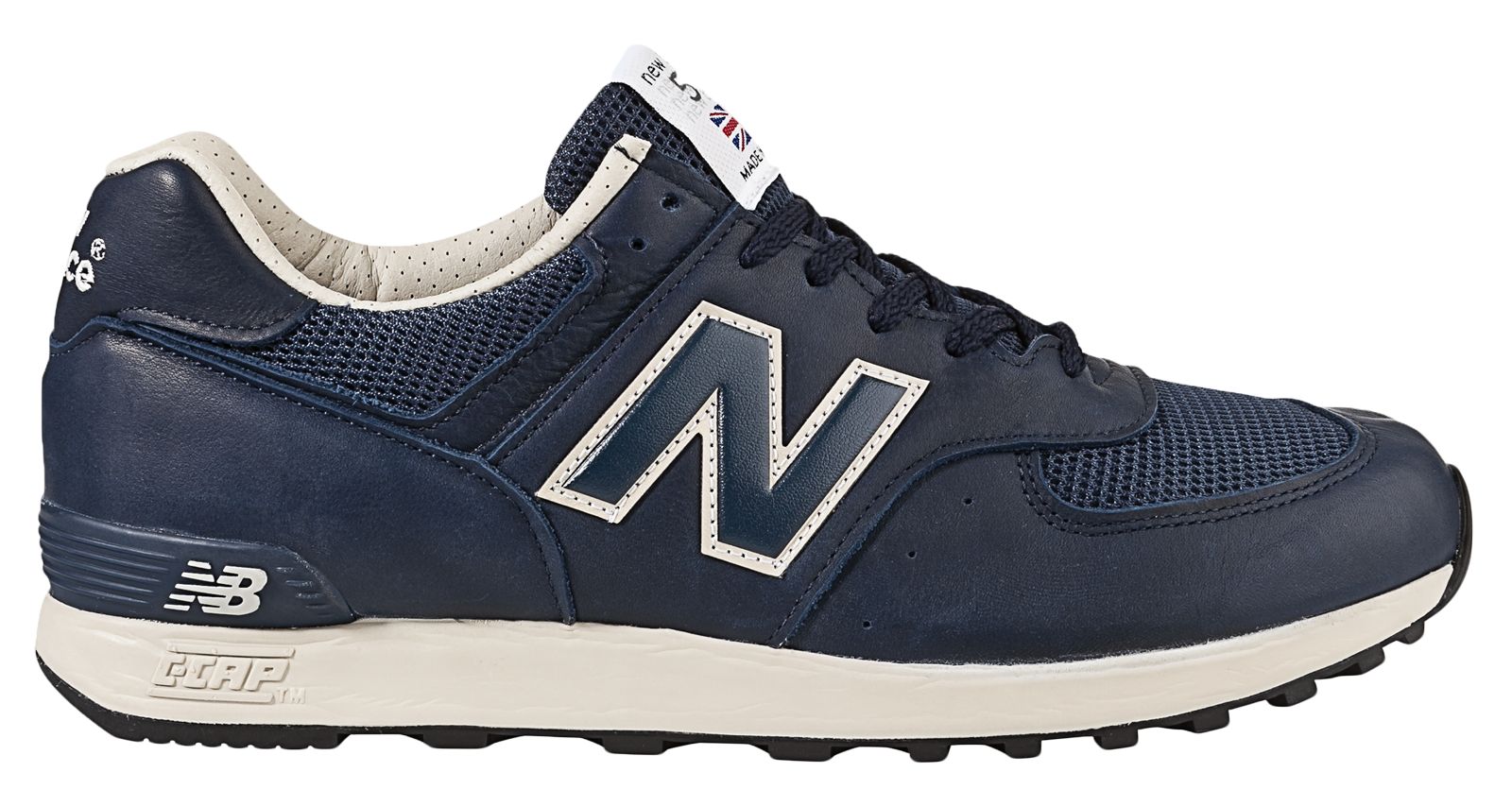 New Balance 576, Navy with Beige