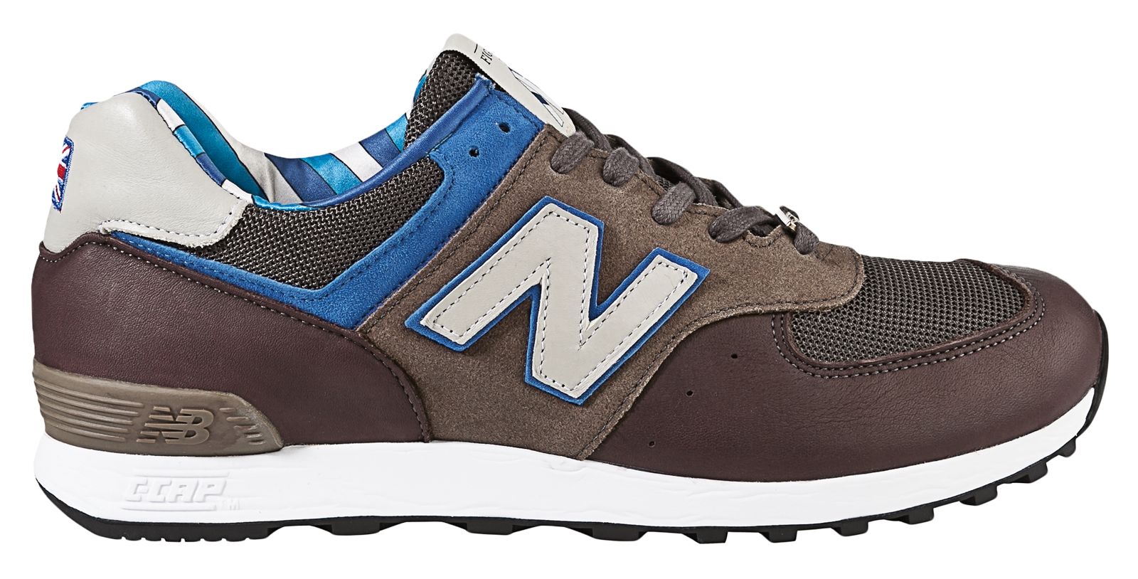 Race Day 576, Brown with Blue & Cream