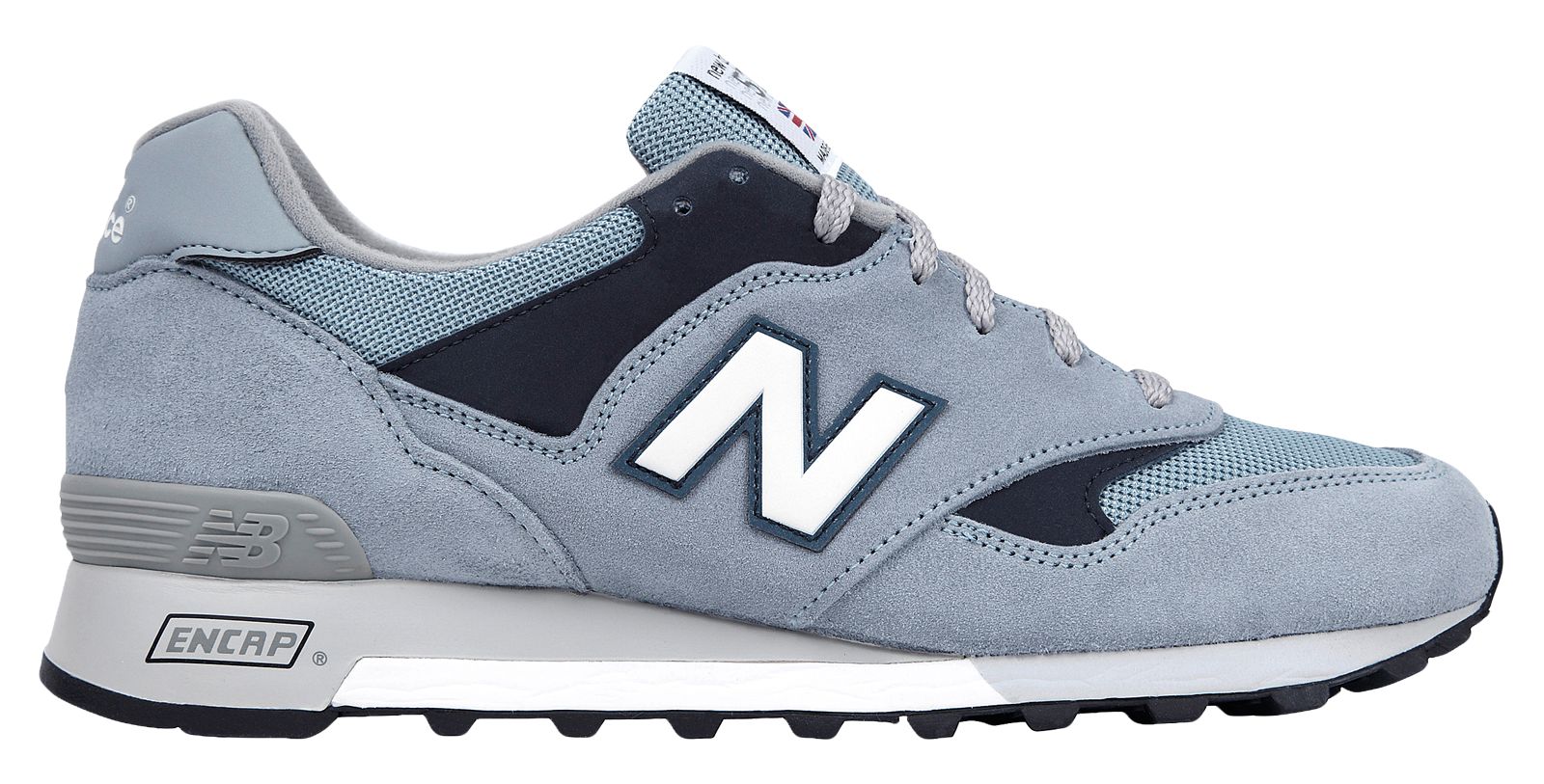 New Balance 577, Light Blue with Navy