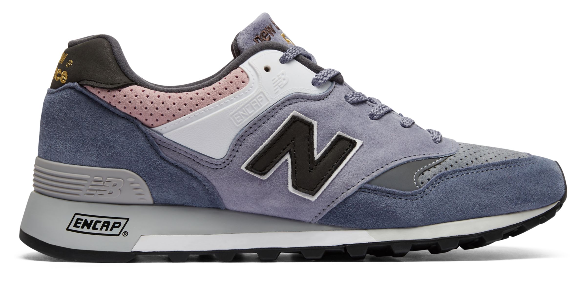 Hombres New Balance Made in UK 577 - Blue/White/Pink, Blue/White/Pink - M577YOR