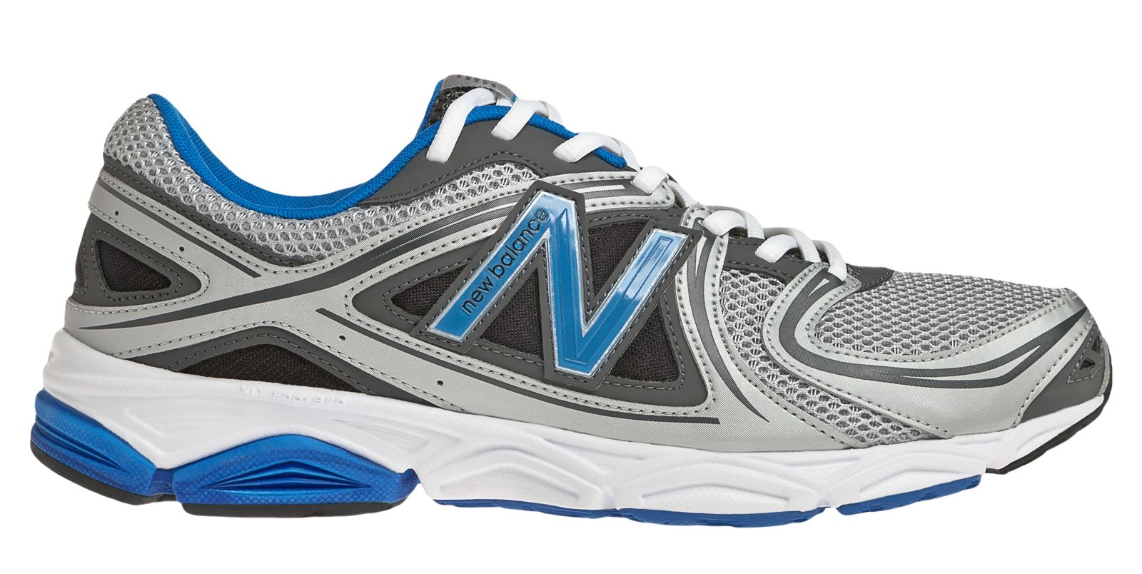 New Balance 580v3, Silver with Blue