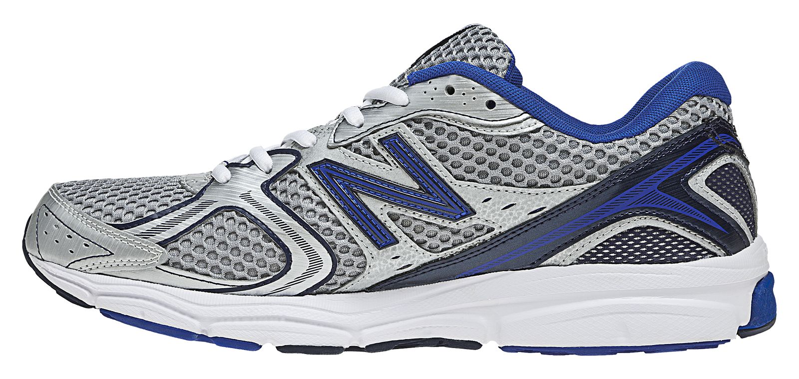 New Balance 580v2, Silver with Blue