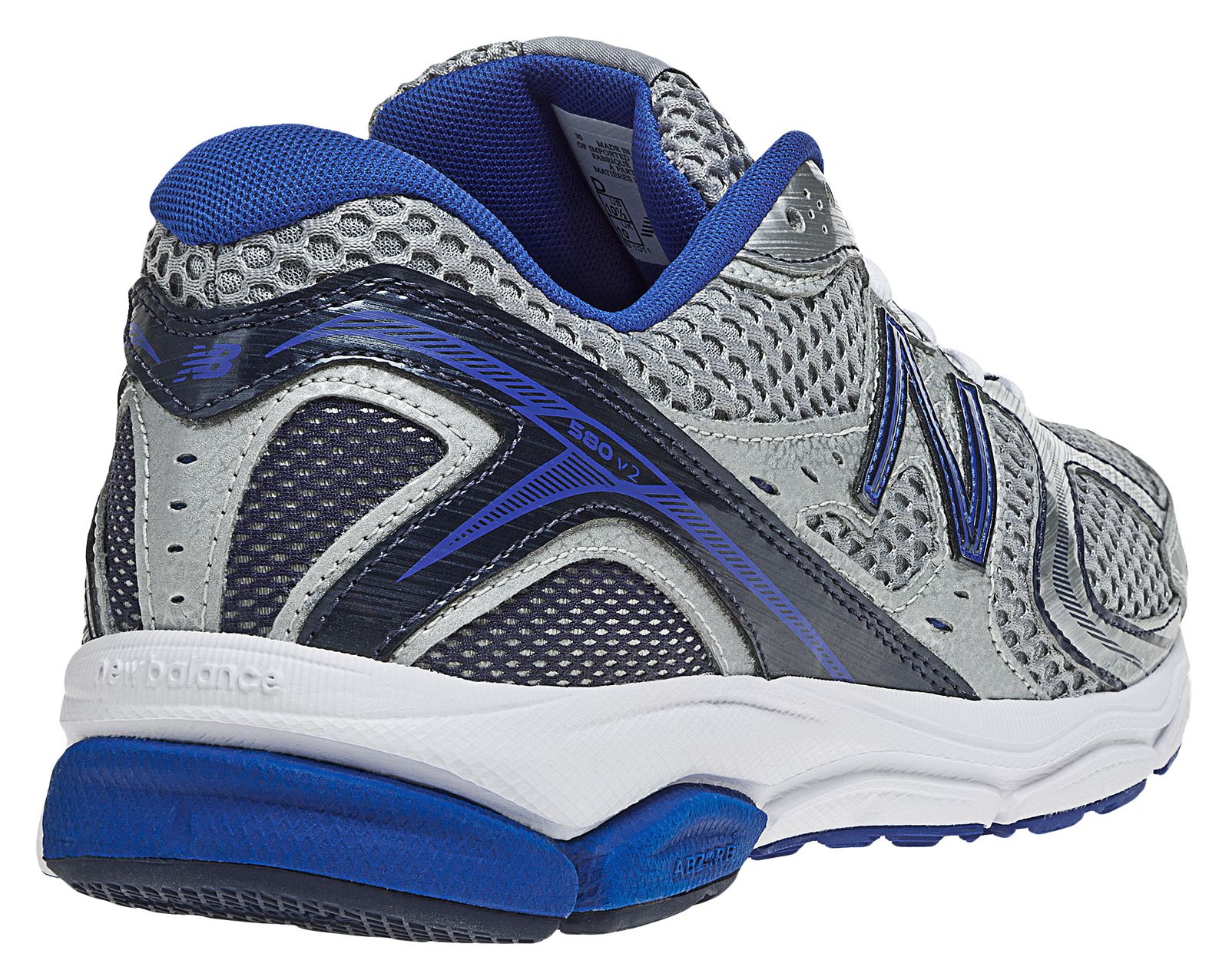 New Balance 580v2, Silver with Blue