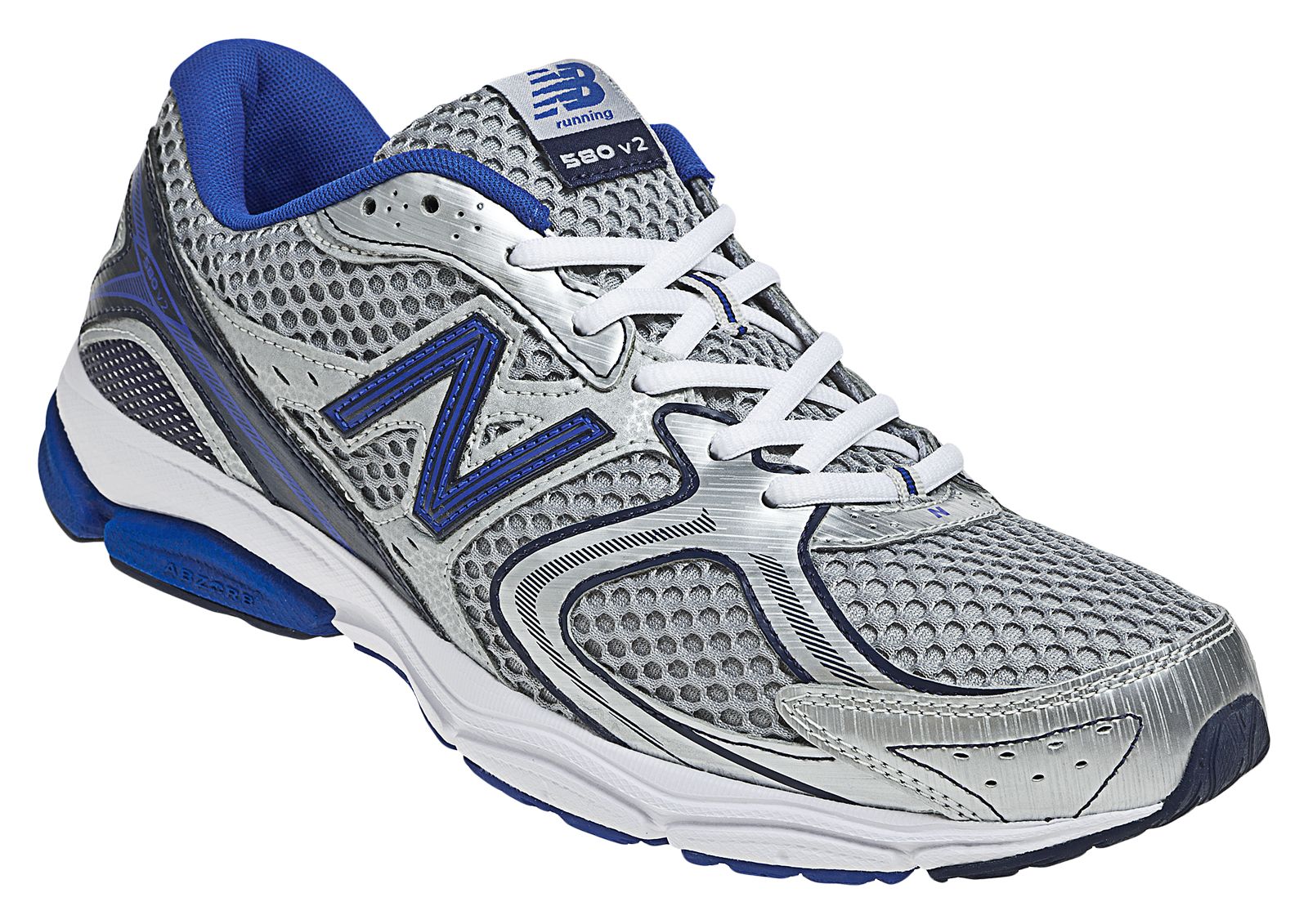 New Balance 580v2, Silver with Blue