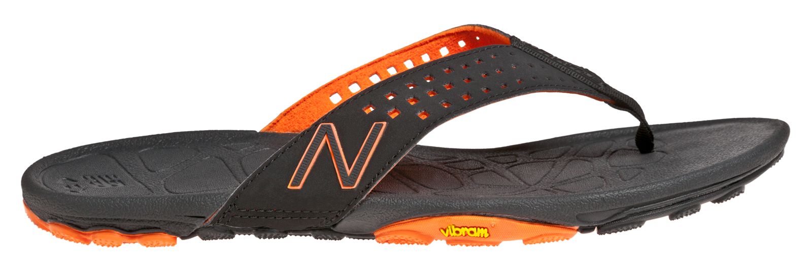 Minimus Vibram Thong, Black with Orange