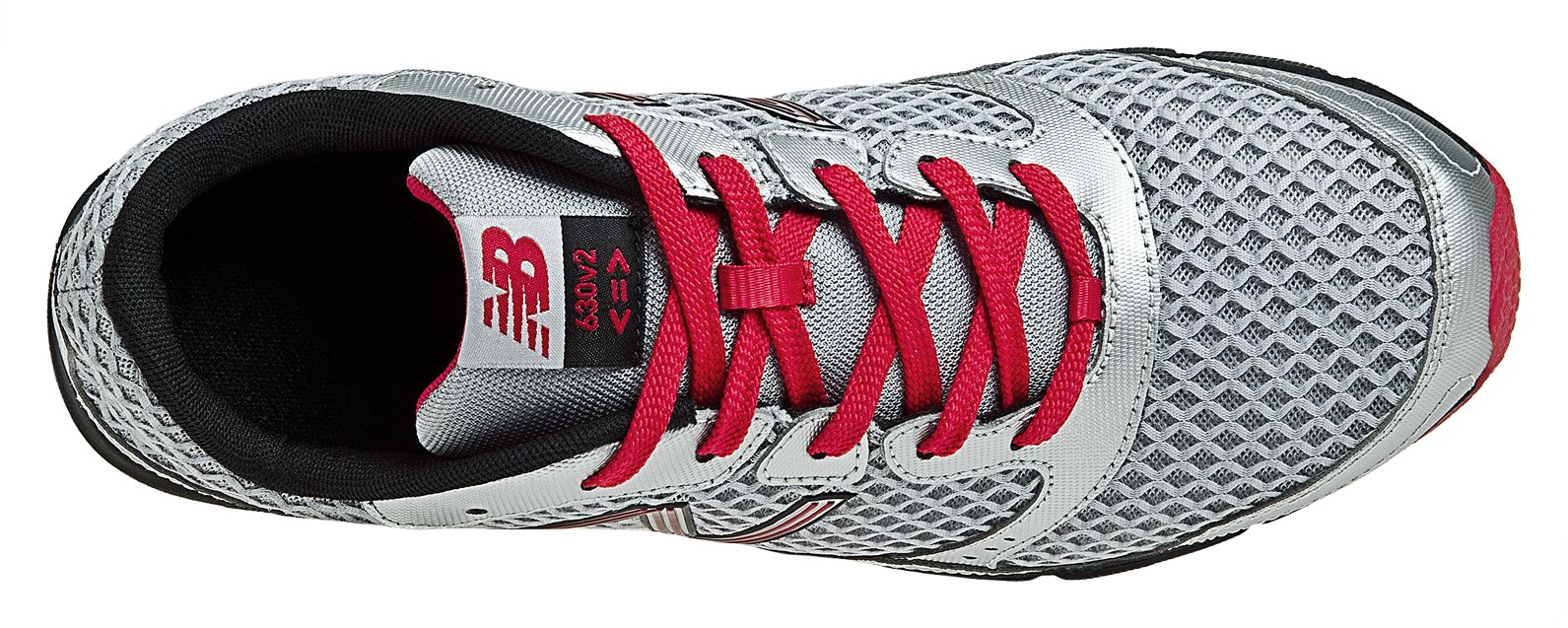 New Balance 630v2, Silver with Red
