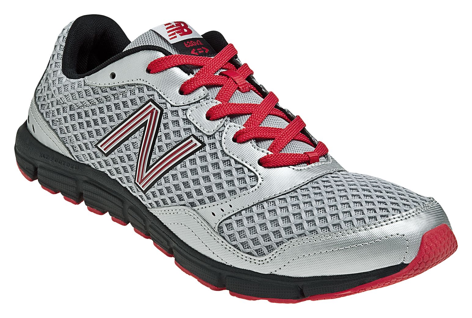 New Balance 630v2, Silver with Red