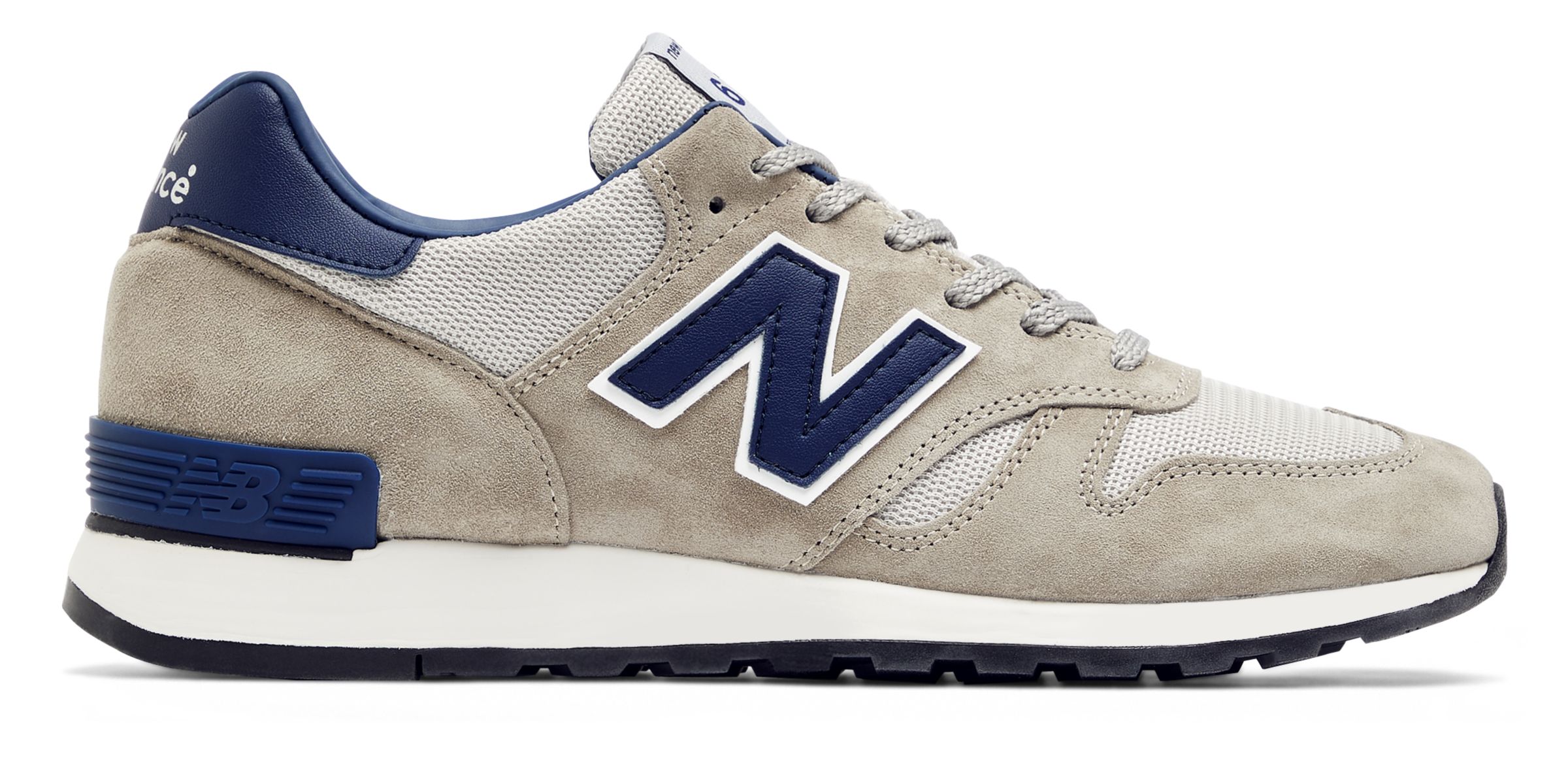 Herren New Balance Made in UK 670 - Grey/Navy, Grey/Navy - M670ORC