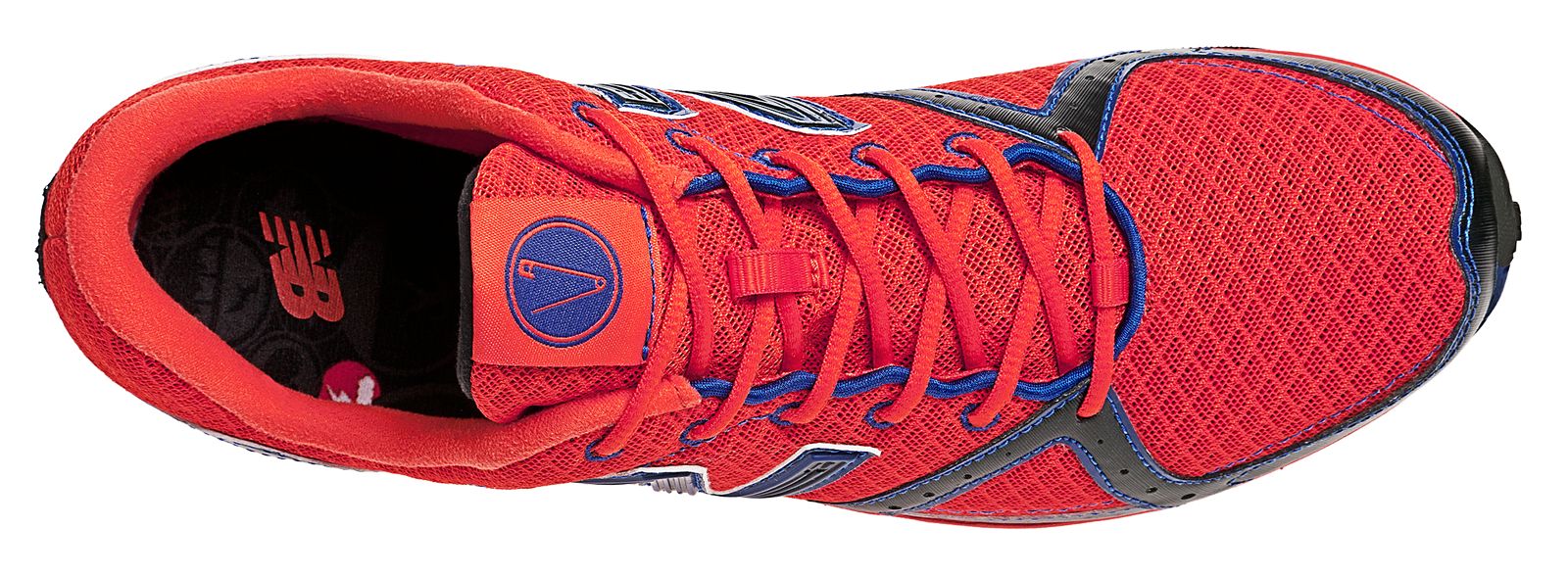 New Balance 700, Cherry Tomato with Black &amp; Blue
