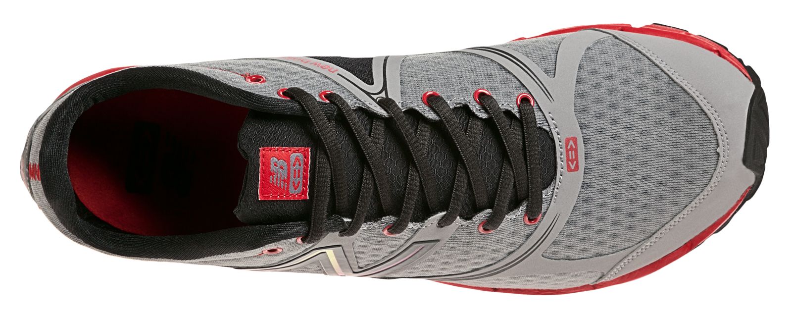 New Balance 730v2, Silver with Red