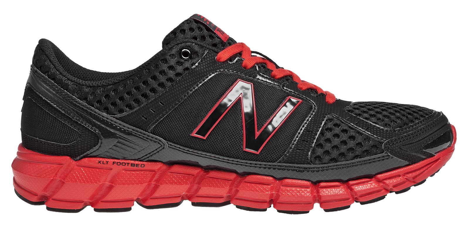 New Balance 750, Black with Red