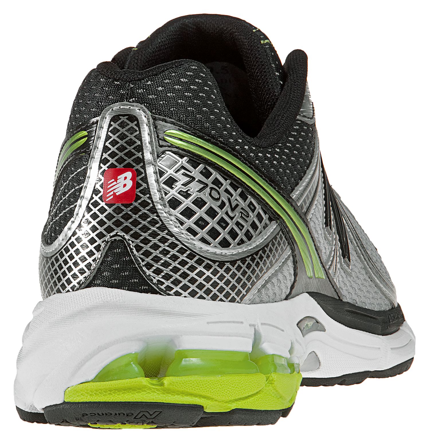 New Balance 770v2, Silver with Lime Green &amp; Black