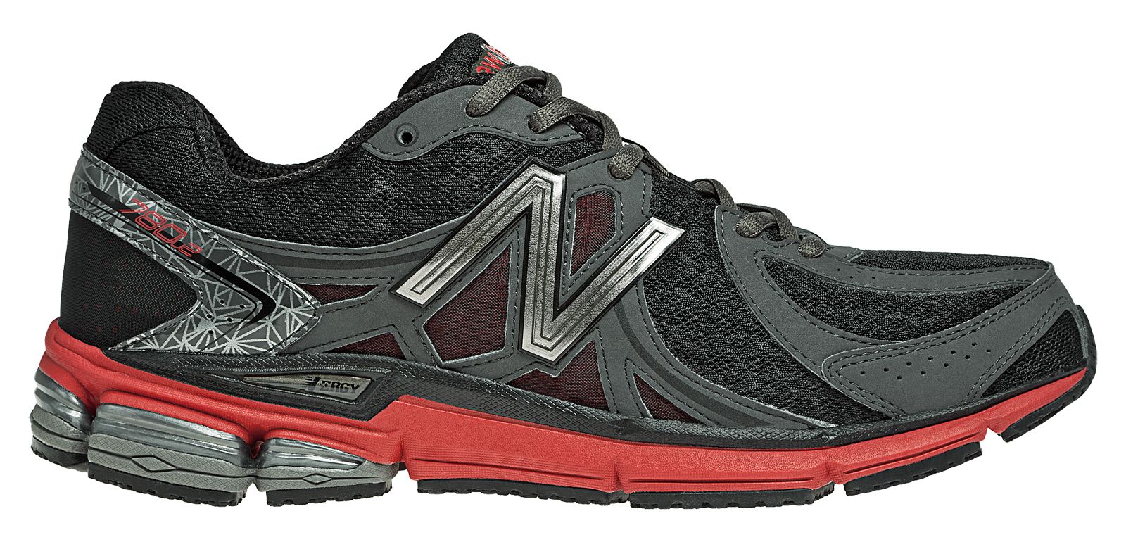 New Balance 780v2, Black with Red