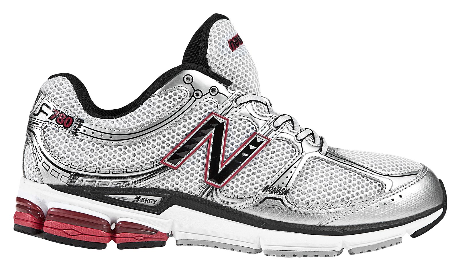 New Balance 780, White with Red