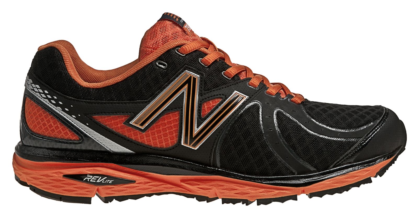 New Balance 790v2, Black with Orange