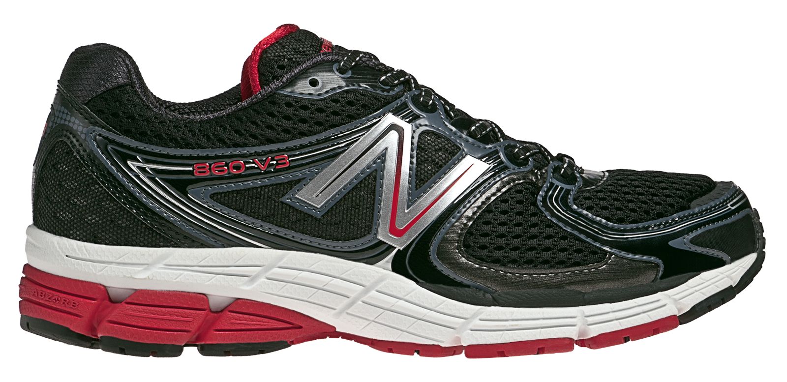 New Balance 860v3, Black with Red