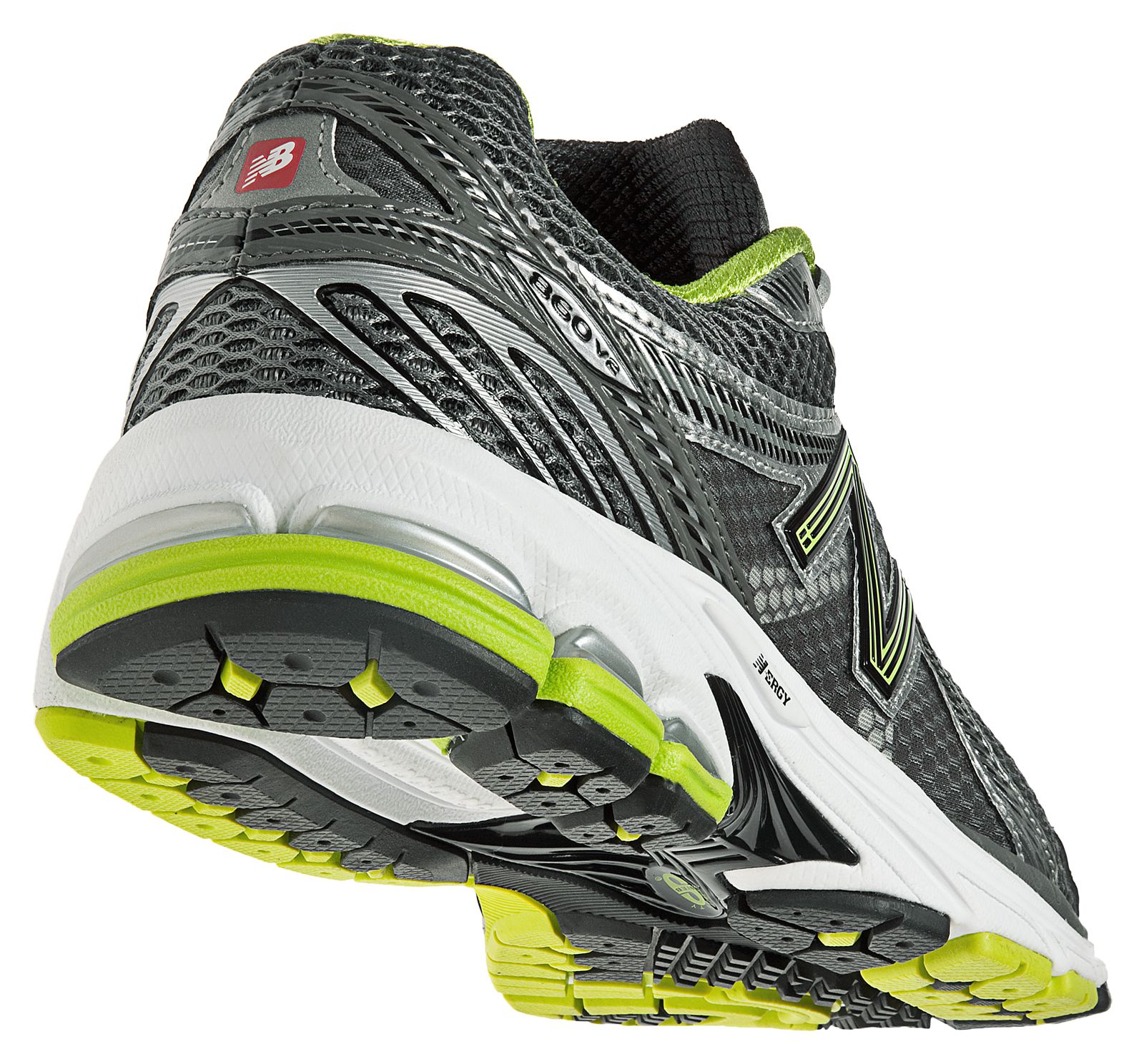 New Balance 860v2, Silver with Green
