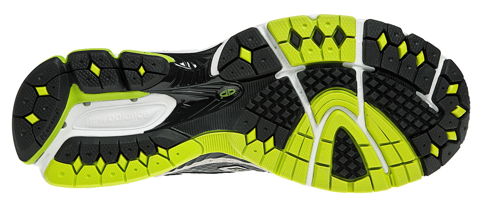New Balance 860v2, Silver with Green
