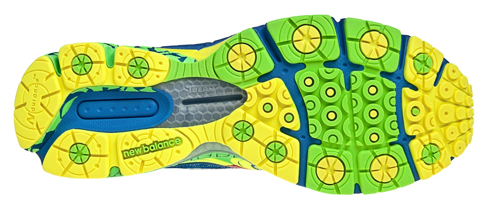 Mens Limited Edition NYC 860v3, Blue with Yellow &amp; Lime Green