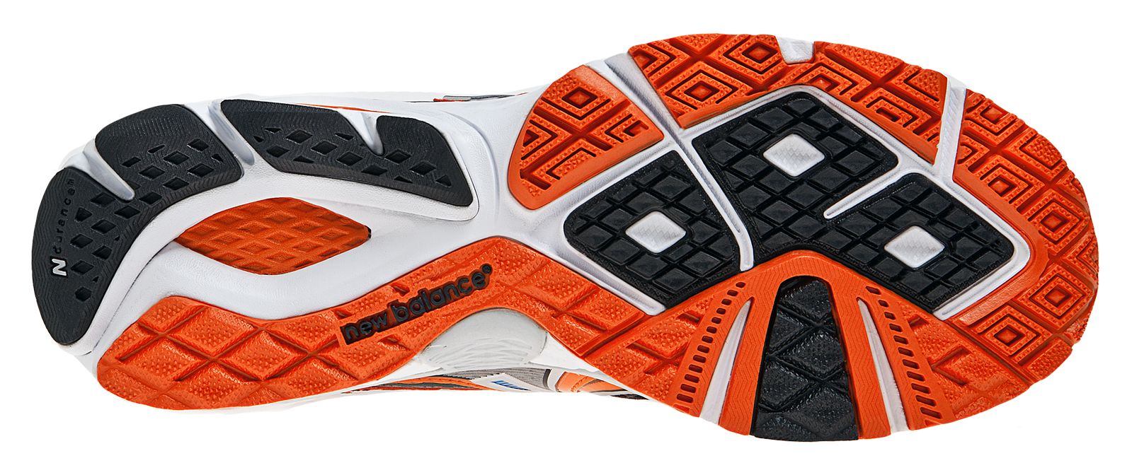 New Balance 870v2, Black with Orange &amp; Blue