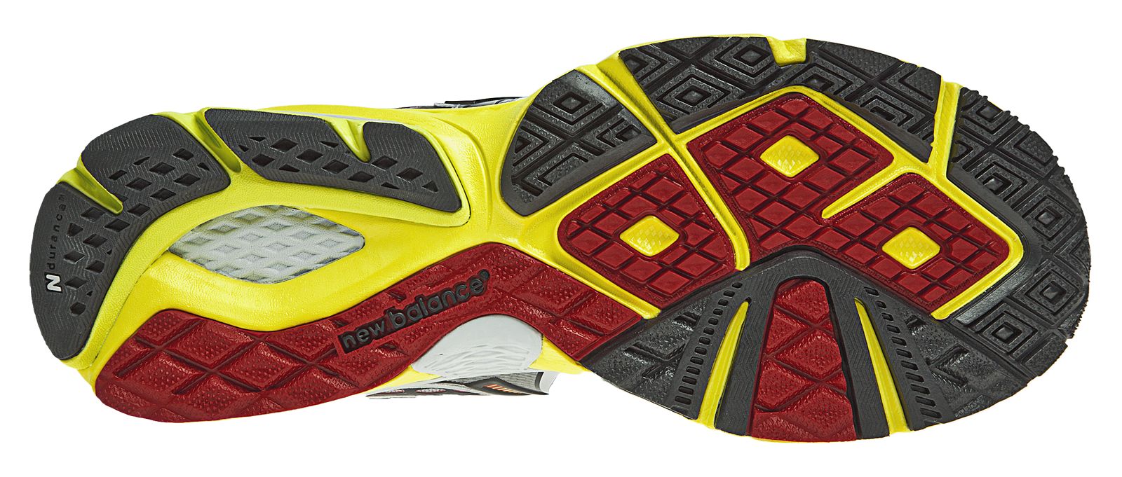 New Balance 870v2, Silver with Yellow &amp; Black