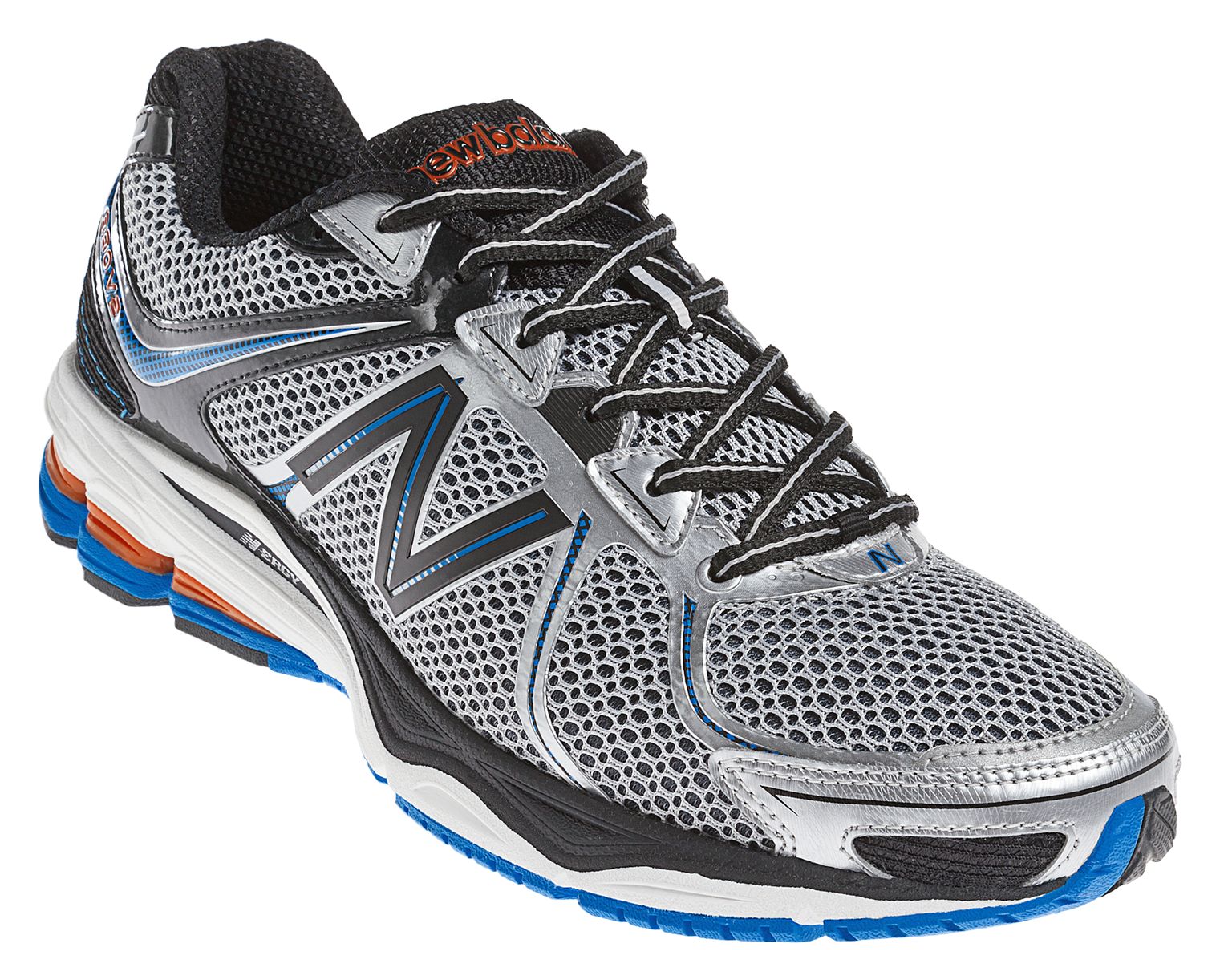 New Balance 880v2, White with Blue &amp; Black